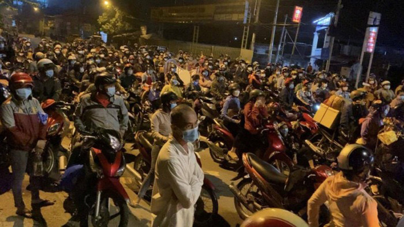 Người dân từ TP Hồ Chí Minh về các tỉnh. (Ảnh: Bộ GTVT)