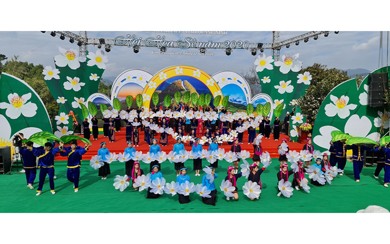 Chương trình nghệ thuật đặc sắc trong lễ khai Hội hoa Sở Bình Liêu năm 2020.