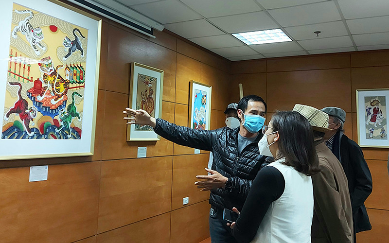 Các tác phẩm tiêu biểu được giới thiệu tại triển lãm.