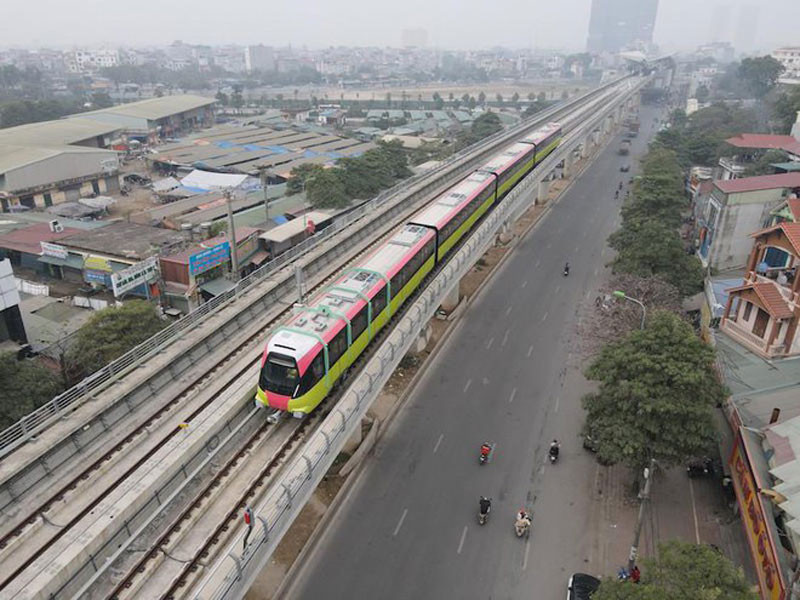 Dự án Metro Nhổn - Ga Hà Nội sẽ khai thác trước phần trên cao.