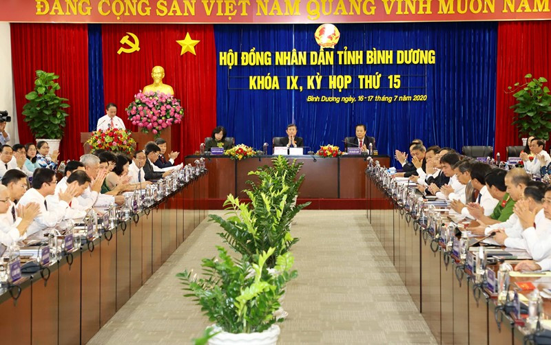 Kỳ họp lần thứ 15, HĐND tỉnh Bình Dương khóa IX.