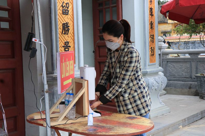 Tăng cường phòng dịch tại các di tích ở tỉnh Bắc Ninh.