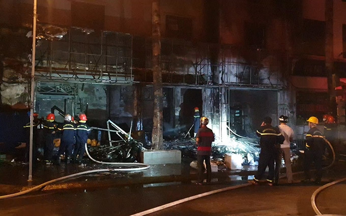 Cháy văn phòng giao dịch Tâm Hạnh travel Phan Thiết