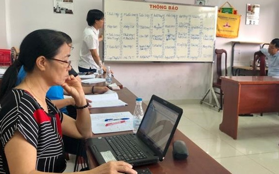 Buổi bốc thăm các nội dung thi đấu tại Giải vô địch bóng bàn toàn quốc Báo Nhân Dân lần thứ 38.