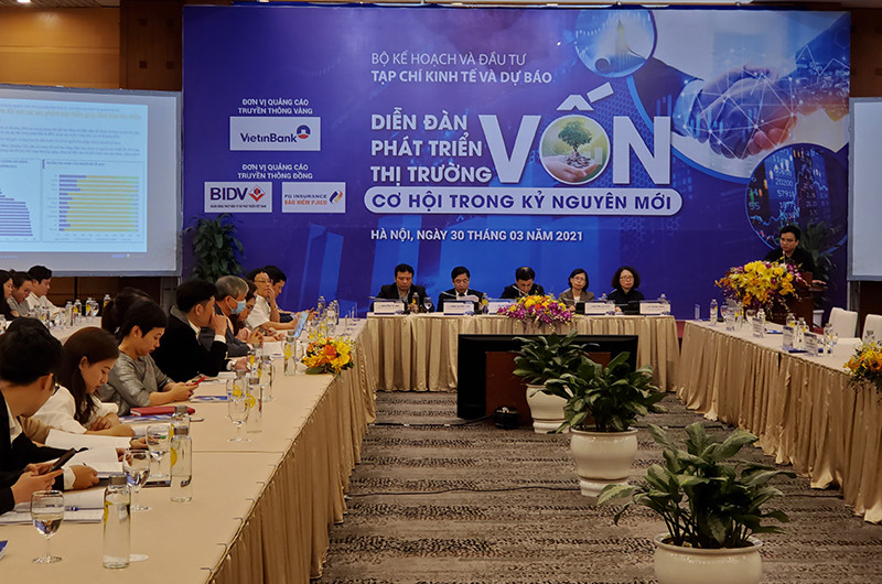Toàn cảnh Diễn đàn phát triển thị trường vốn.