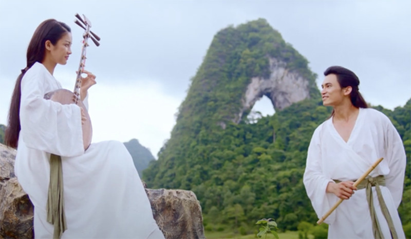 Một cảnh trong phim Kiều. (Ảnh do đoàn làm phim cung cấp)