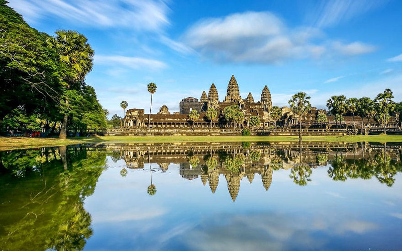 Du khách không thể tới thăm quần thể đền Angkor trong hai tuần tới. 