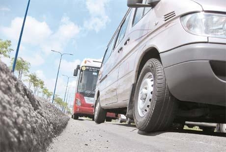 Quốc lộ 63 đoạn qua huyện An Biên (Kiên Giang).