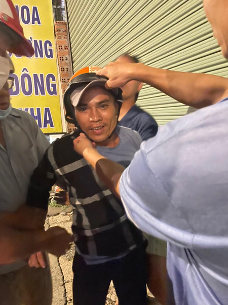 Nghi phạm Đoàn Minh Hải bị bắt khi đang trốn tại thành phố Hồ Chí Minh. (Ảnh do công an cung cấp)