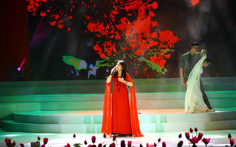 Chương trình có sự tham gia của NSND Thái Bảo. (Ảnh: Nguyễn Giang Nam) 