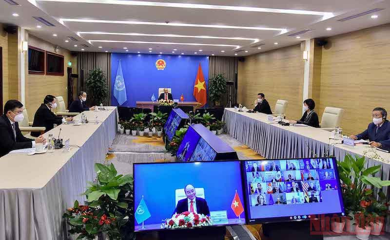 Phiên thảo luận mở cấp cao trực tuyến về hợp tác giữa Liên hợp quốc và Liên minh châu Phi.