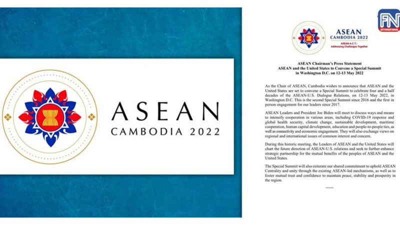 Thông cáo báo chí về Hội nghị Cấp cao đặc biệt ASEAN-Mỹ. (Ảnh: Fresh News)