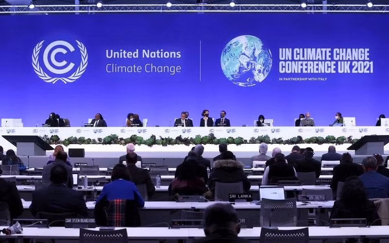 Các đại biểu tham dự COP26 tại Glasgow, Anh, ngày 31/10/2021. (Ảnh: Reuters)
