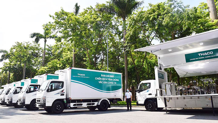 Tặng 126 xe chuyên dụng phòng, chống Covid-19