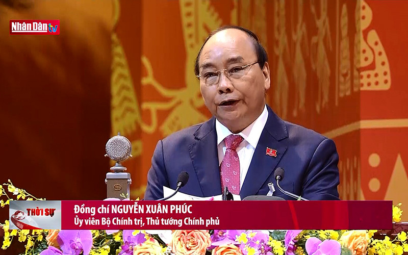 Thủ tướng Nguyễn Xuân Phúc phát biểu khai mạc Đại hội Đảng toàn quốc lần thứ XIII