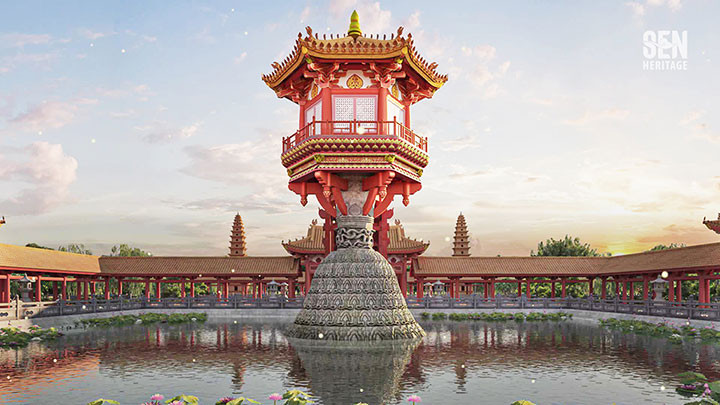 Khám phá di sản kiến trúc chùa Một Cột - Diên Hựu thời Lý