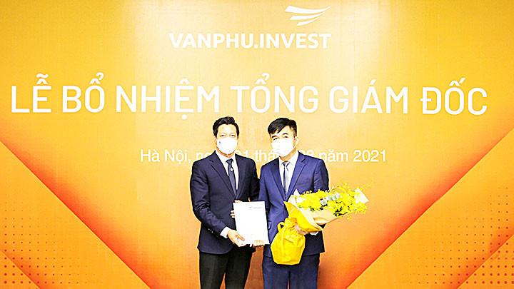 Văn Phú - Invest bổ nhiệm Tổng Giám đốc mới