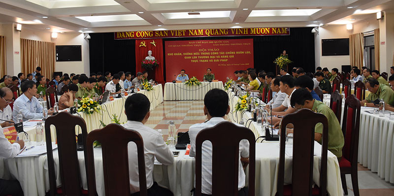 Hội thảo chuyên đề về khó khăn, vướng mắc trong công tác chống buôn lậu, gian lận thương mại và hàng giả.