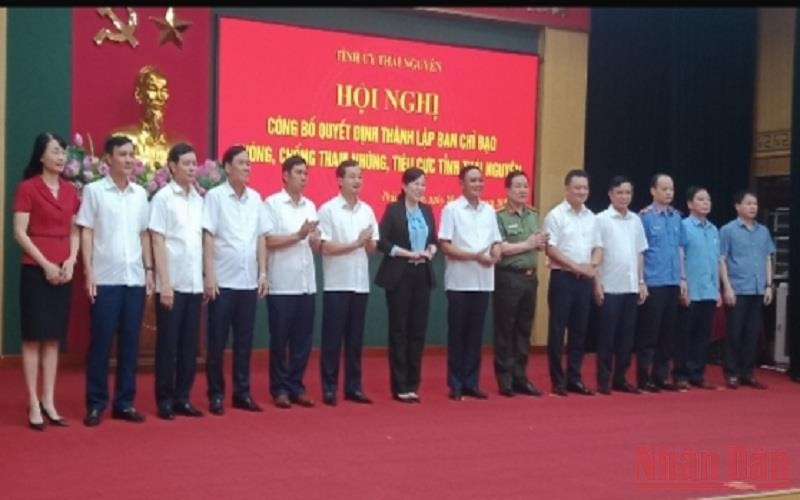 Ban Chỉ đạo phòng, chống tham nhũng, tiêu cực tỉnh Thái Nguyên.