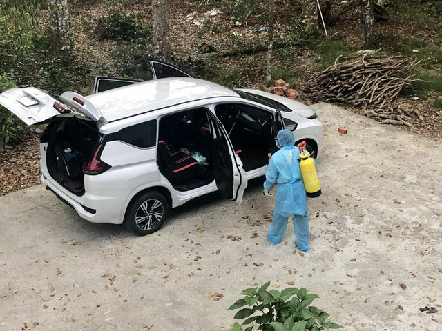 Chiếc xe chở BN 1440 từ An Giang đi Long An. Ảnh: BT