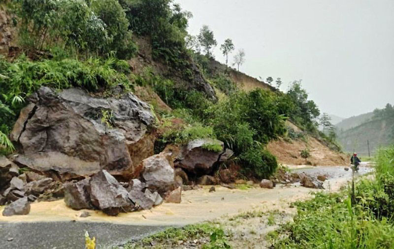 Cảnh báo lũ quét, sạt lở đất do mưa lớn ở vùng núi phía bắc. (Ảnh minh họa)