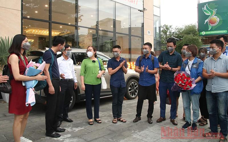 Đoàn cán bộ y tế tỉnh Nghệ An đã có mặt tại Đà Nẵng vào chiều tối ngày 20-8.