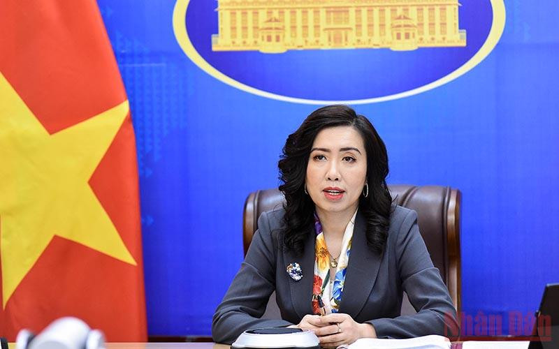 Người phát ngôn Bộ Ngoại giao Lê Thị Thu Hằng.