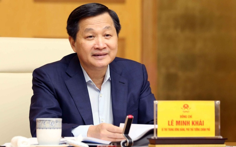 Phó Thủ tướng Lê Minh Khái chủ trì họp Ban Chỉ đạo điều hành giá. (Ảnh: VGP)