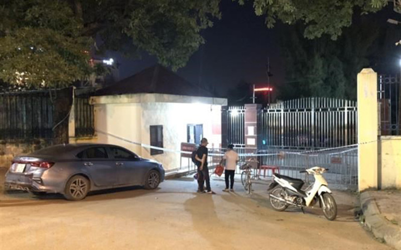 Phong tỏa, cách ly y tế tại Trung tâm Đào tạo, huấn luyện thể thao tỉnh Hải Dương do có yếu tố dịch tễ liên quan đến trường hợp mắc Covid-19. (Ảnh: Mạnh Tú/TTXVN)