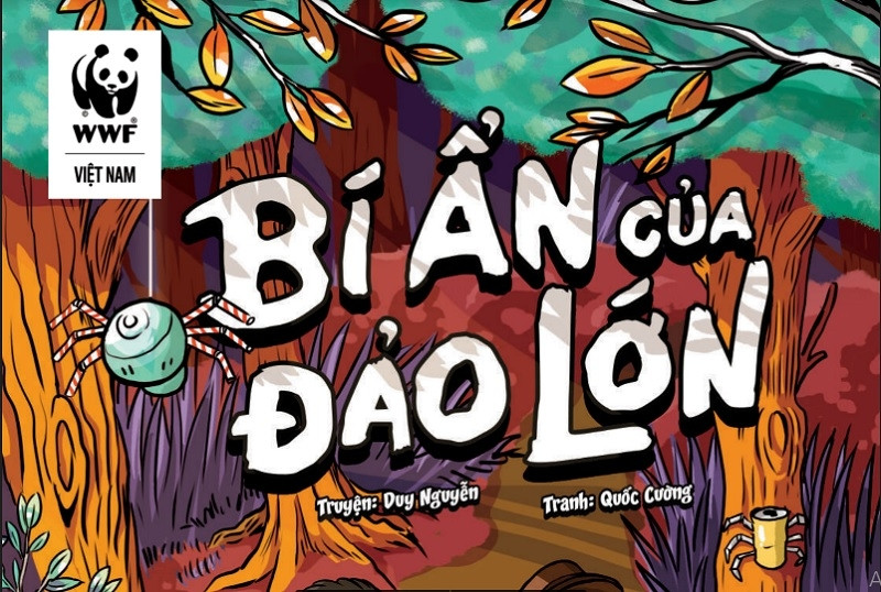 Truyện tranh “Bí ẩn của đảo Lớn” nhằm nâng cao nhận thức cho trẻ em về rác thải nhựa.