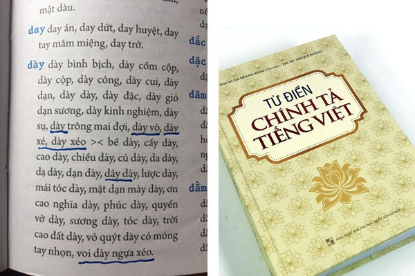 "Từ điển chính tả" bị sai chính tả.