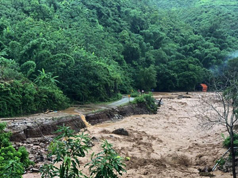 Vùng núi và trung du Bắc Bộ tiếp tục có mưa to đến rất to, nguy cơ cao lũ quét, sạt lở đất và ngập úng vùng trũng, thấp. (Ảnh minh họa)