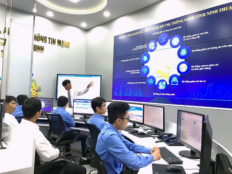 Giới thiệu hệ thống giám sát tại văn phòng trung tâm.
