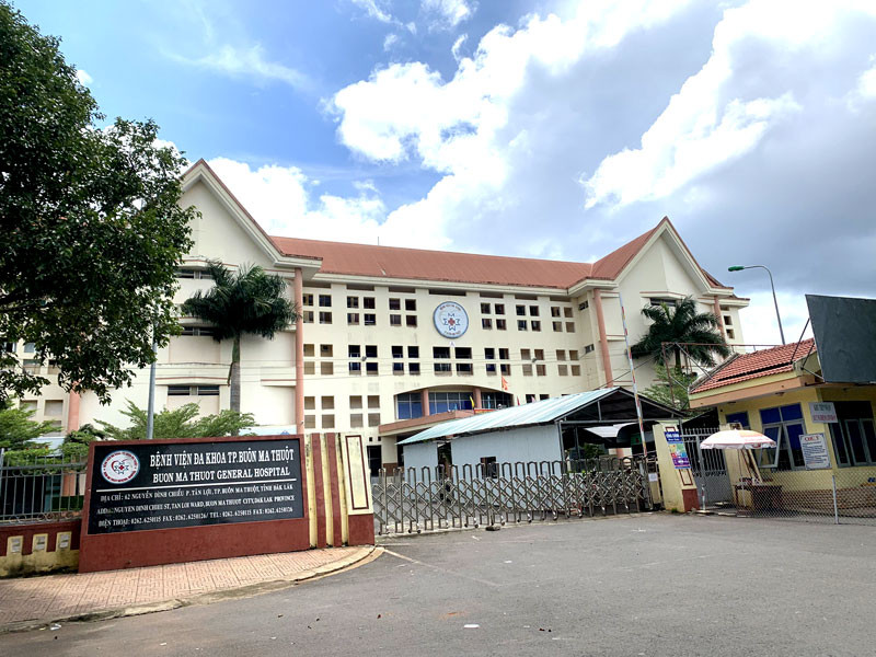 Bệnh viện đa khoa thành phố Buôn Ma Thuột.