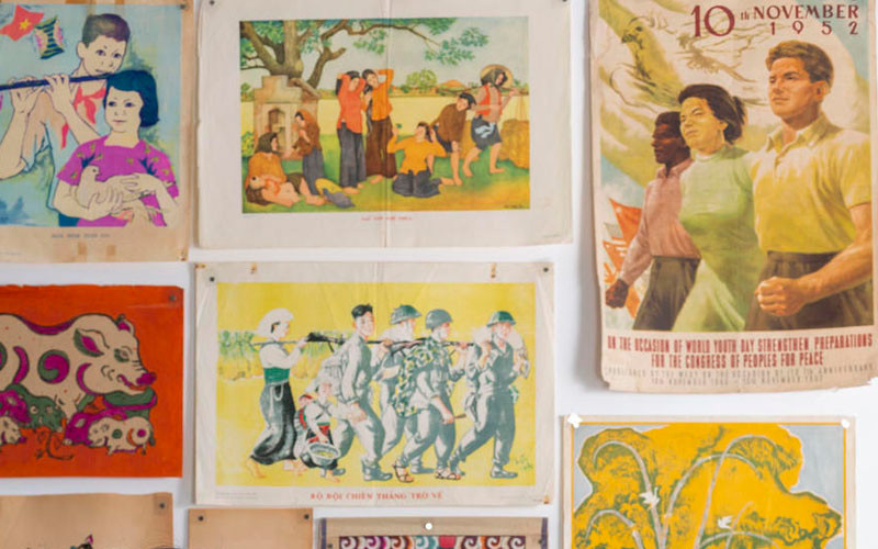 Một số bức tranh áp phích nghệ thuật trong bộ sưu tập được lưu giữ tại Thư viện bang NSW (Ảnh: sl.nsw.gov.au)