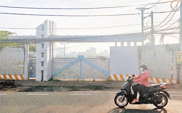 "Khu đất vàng" thành phố Long Xuyên, tỉnh An Giang tiếp tục chờ đấu giá.