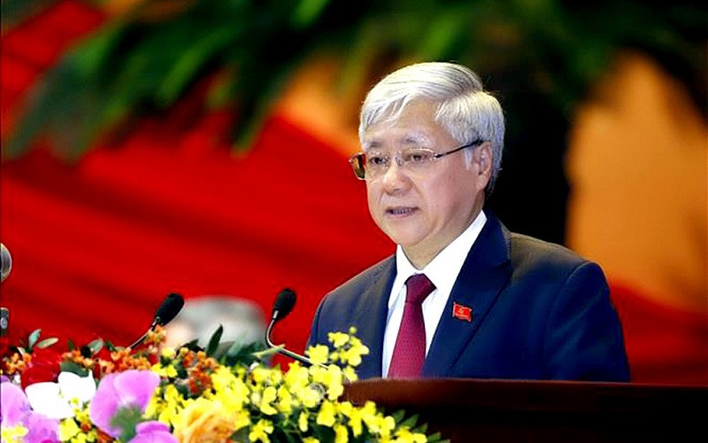 Chủ tịch Ủy ban Trung ương Mặt trận Tổ quốc Việt Nam Đỗ Văn Chiến. (Ảnh: baodantoc.vn)
