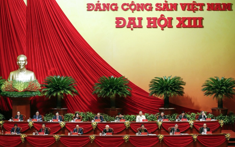 Đoàn Chủ tịch tại Đại hội.