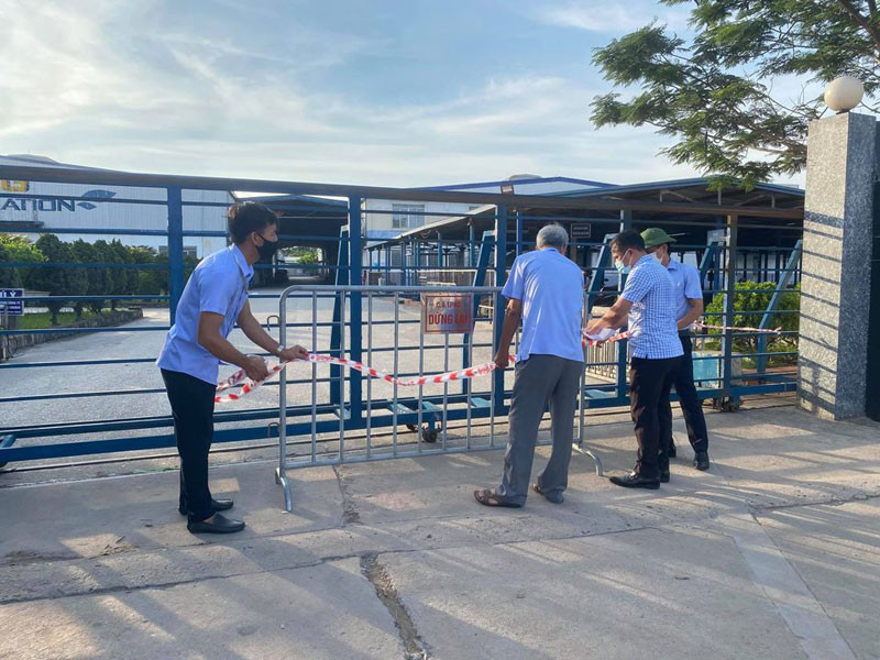 Với những vi phạm trong công tác phòng, chống dịch Covid-19, Công ty TNHH PNG Việt Nam tạm thời phải dừng hoạt động.