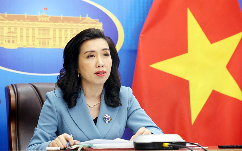 Người phát ngôn Bộ Ngoại giao Lê Thị Thu Hằng. (Ảnh: Bộ Ngoại giao)