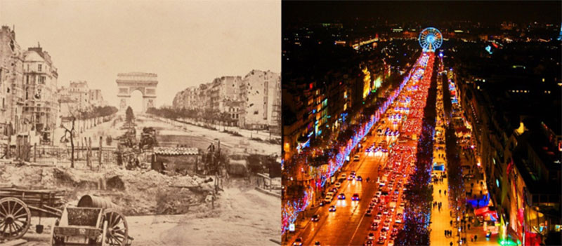 Champs-Élysées - Từ bãi sình lầy đến đại lộ đẹp nhất thế giới.