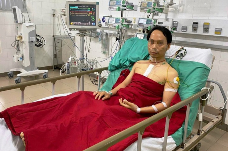 Hiện tại, bệnh nhân H đã tự thở, các chỉ số huyết động và sinh hóa ổn định, chức năng tim tốt.