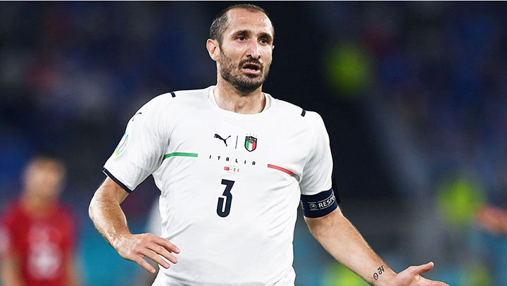 Giorgio Chiellini có thể kịp bình phục chấn thương