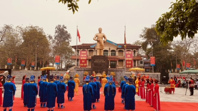 Lễ tế tại Lễ kỷ niệm 138 năm Khởi nghĩa Yên thế.