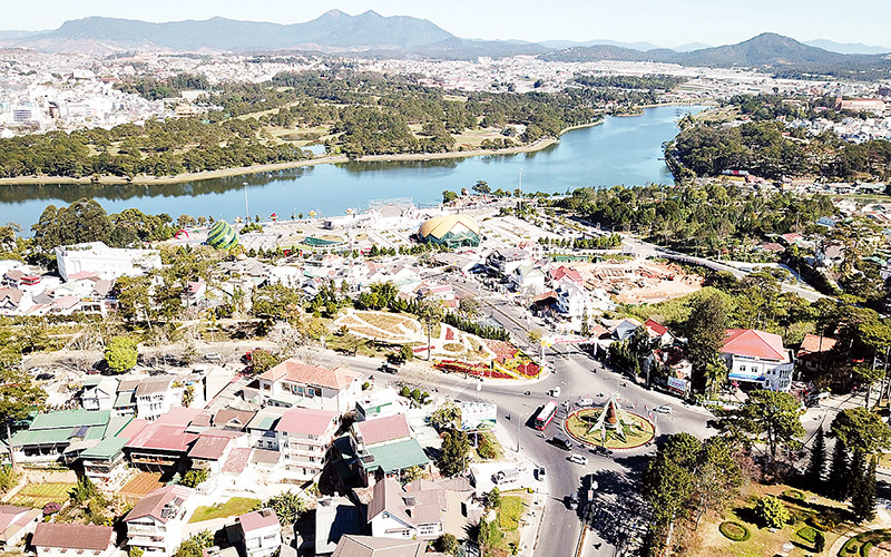 Trước làn sóng đô thị hóa, không gian xanh ở Đà Lạt có nguy cơ ngày càng bị thu hẹp. Ảnh | THANH GIANG