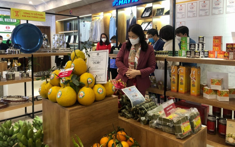 Người tiêu dùng tìm mua các sản phẩm OCOP tại Điểm giới thiệu và bán sản phẩm tại 183 Ngô Gia Tự.