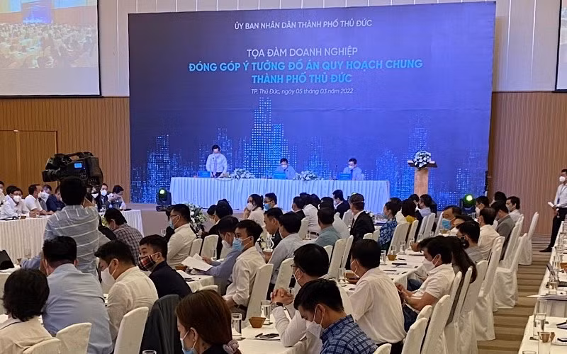 Quang cảnh toạ đàm