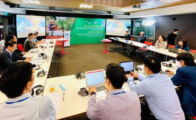 Lễ khởi động dự án 30 triệu USD về thích ứng với biến đổi khí hậu khu vực Tây Nguyên và duyên hải Nam Trung Bộ.