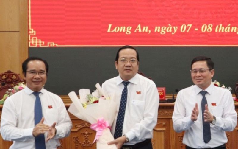 Đồng chí Nguyễn Minh Lâm được bầu giữ chức Phó Chủ tịch UBND tỉnh Long An.	