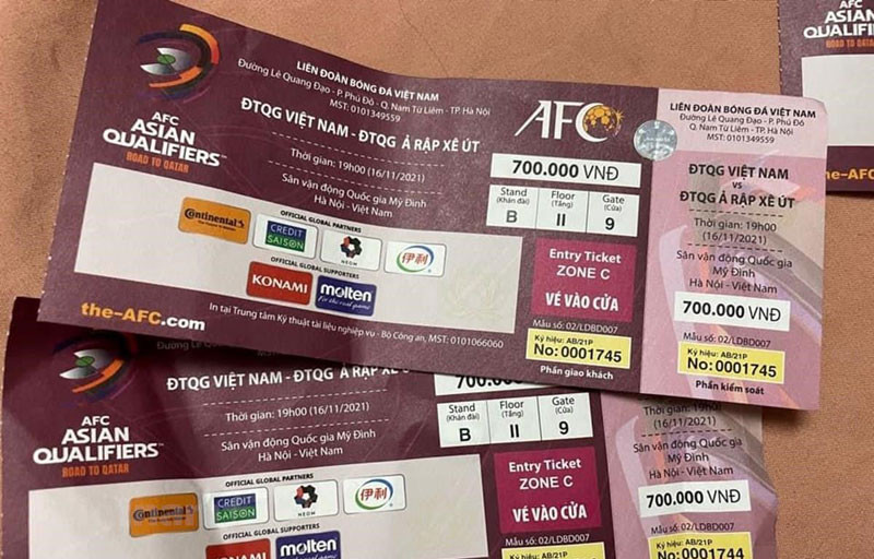 Vé bóng đá xem trận đấu của tuyển Việt Nam trên sân nhà Mỹ Đình không còn "cháy hàng" như trước.